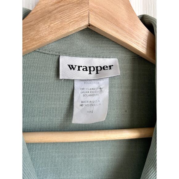 Vintage 1970's Celadon Green Blazer Size M | Western Style Dagger Collar Blazer - Picture 3 of 8